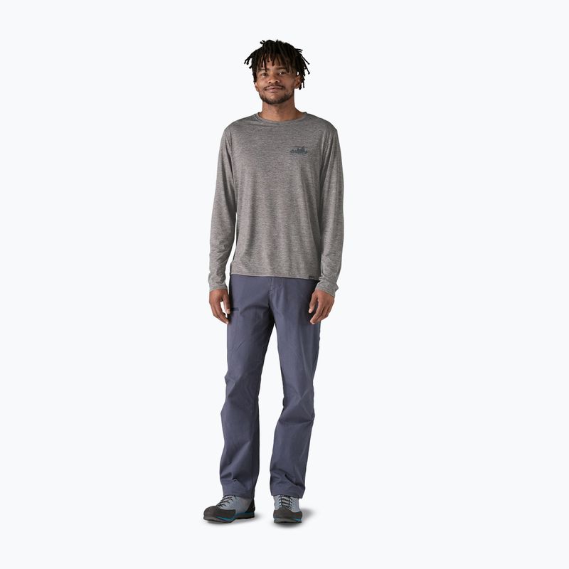 Camicia Patagonia Cap Cool Daily Graphic Uomo 73 skyline/grigio piuma Longsleeve 4