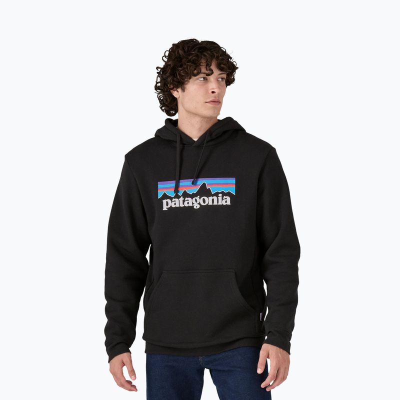 Patagonia P-6 Felpa con logo Uprisal nero 2