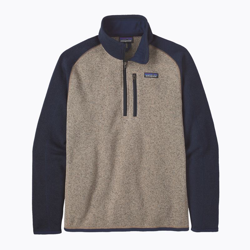 Felpa in pile da uomo Patagonia Better Sweater 1/4 Zip oar tan 3