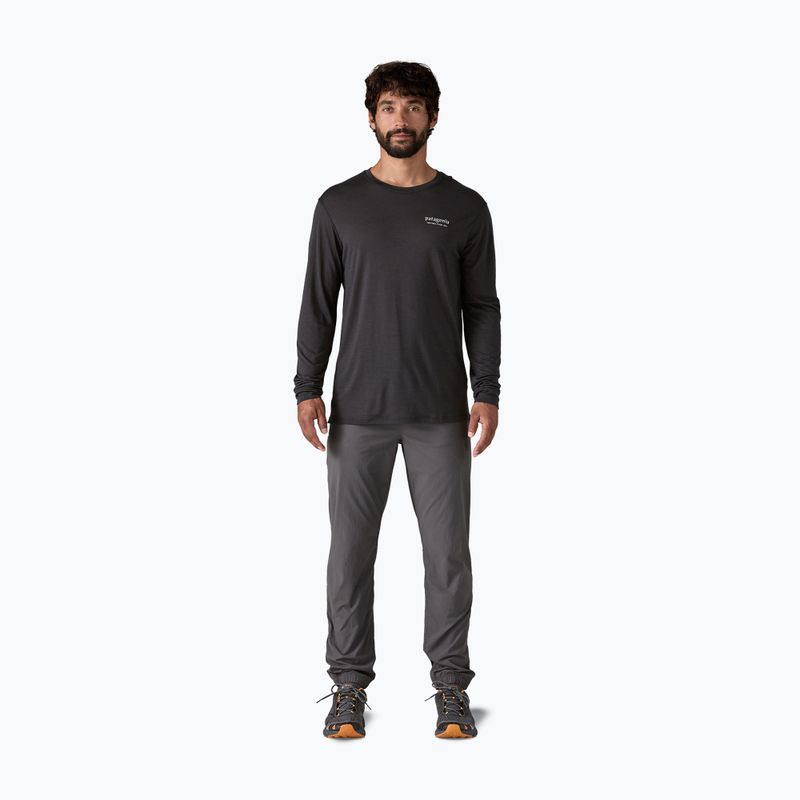 Uomo Patagonia Cap Cool Merino Blend Longsleeve Graphic heritage header/nero 2