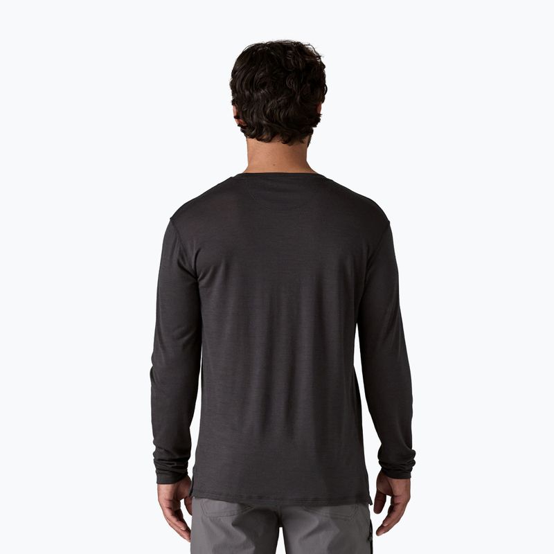 Uomo Patagonia Cap Cool Merino Blend Longsleeve Graphic heritage header/nero 3