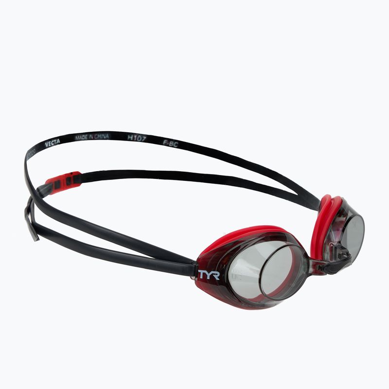 Occhiali da nuoto TYR Vecta Racing fumo/rosso/nero