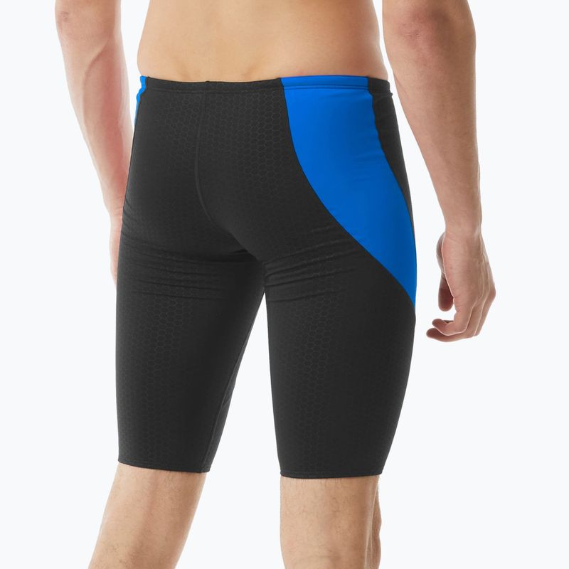 Jammer da nuoto da uomo TYR Durafast Elite Oceanid Jammer black/blue 2