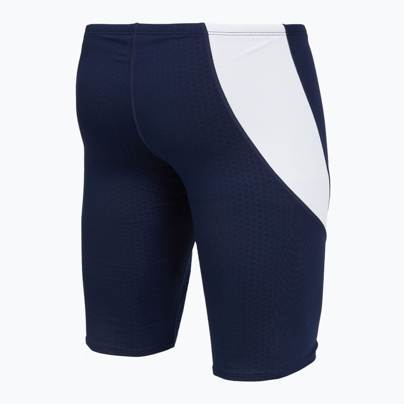 Jammer da nuoto da uomo TYR Durafast Elite Curve Splice Hexa Jammer navy/white 3