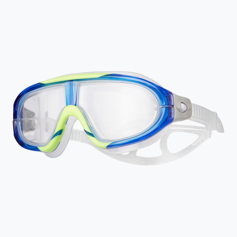 Maschera da nuoto TYR Orion chiara/blu/gialla