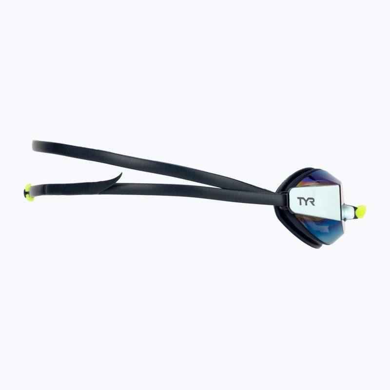 Occhialini da nuoto TYR Blackops 140 Ev Racing Mirrored gold/navy/yellow 3