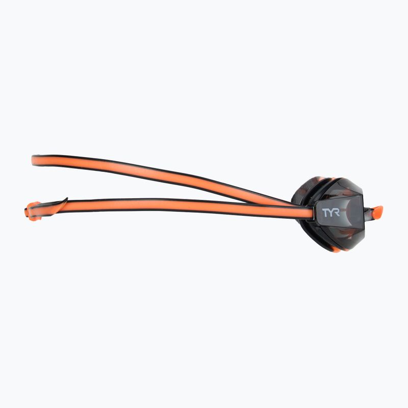 Occhiali da nuoto TYR Blackops 140 Ev Racing per bambini fumo/arancio/nero 3
