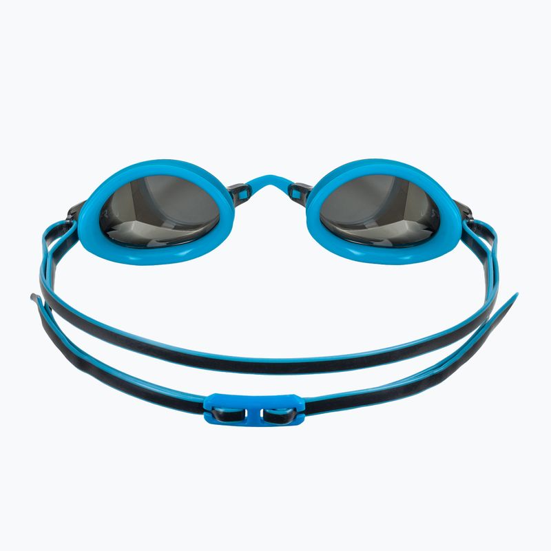 Occhiali da nuoto TYR per bambini Blackops 140 Ev Racing Mirrored argento/blu/nero 4