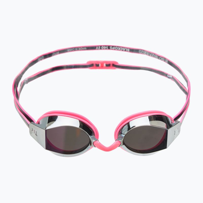 Occhiali da nuoto TYR per bambini Blackops 140 Ev Racing Mirrored argento/ rosa/nero 2