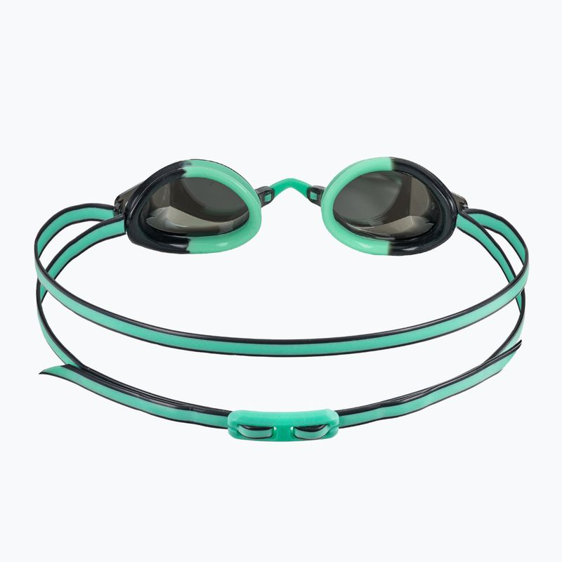 Occhiali da nuoto da donna TYR Blackops 140 Ev Racing Mirrored argento/ menta/nero 4