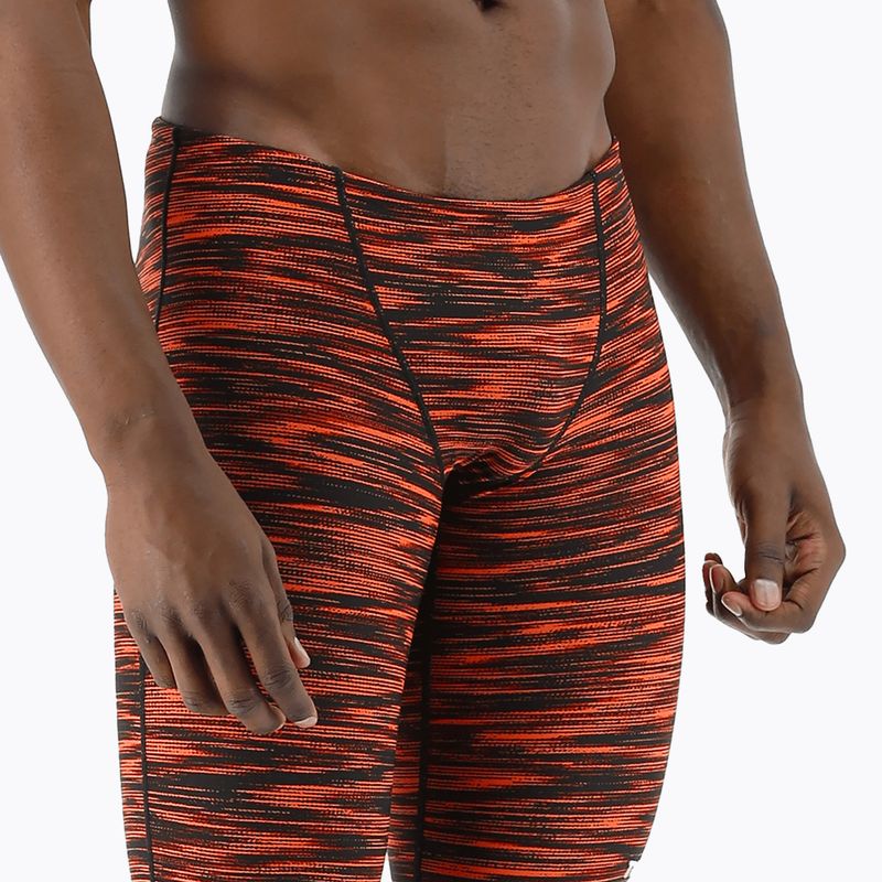Costume da bagno TYR Fizzy Jammer uomo nero/arancione 4