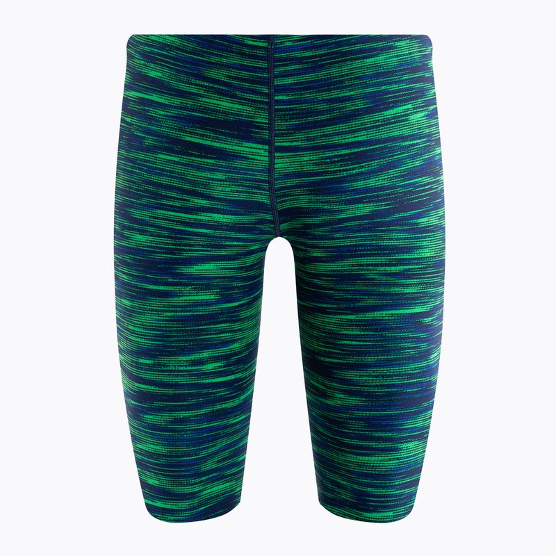 Costume da bagno TYR Fizzy Jammer da uomo blu/verde 2