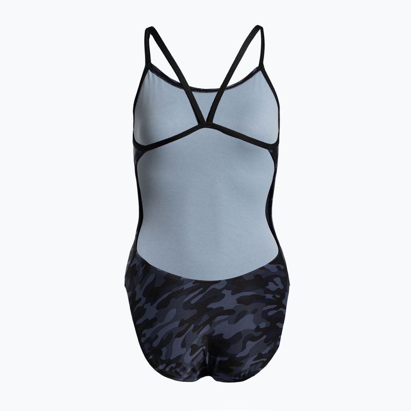 Costume da bagno intero donna TYR Midnight Camo Cutoutfit navy 2