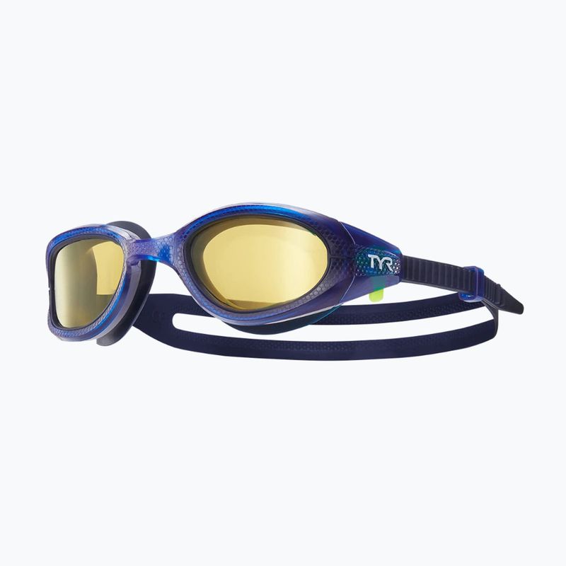 TYR Special Ops 3.0 Occhiali da nuoto polarizzati ambra/marino/marino