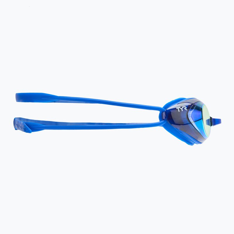 Occhiali da nuoto TYR Blackhawk Racing Mirrored oro/ royal 3