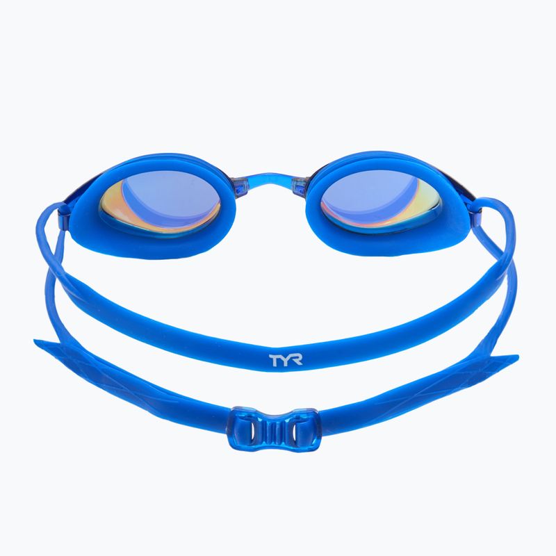 Occhiali da nuoto TYR Blackhawk Racing Mirrored oro/ royal 4