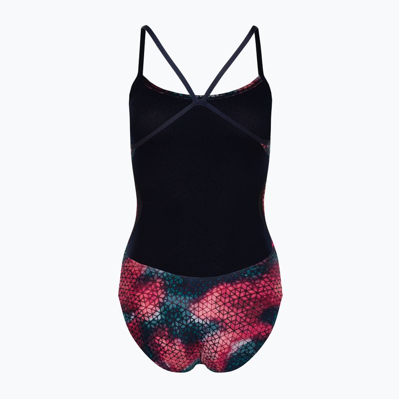 Costume intero TYR Starhex Cutoutfit donna rosso/multi 2