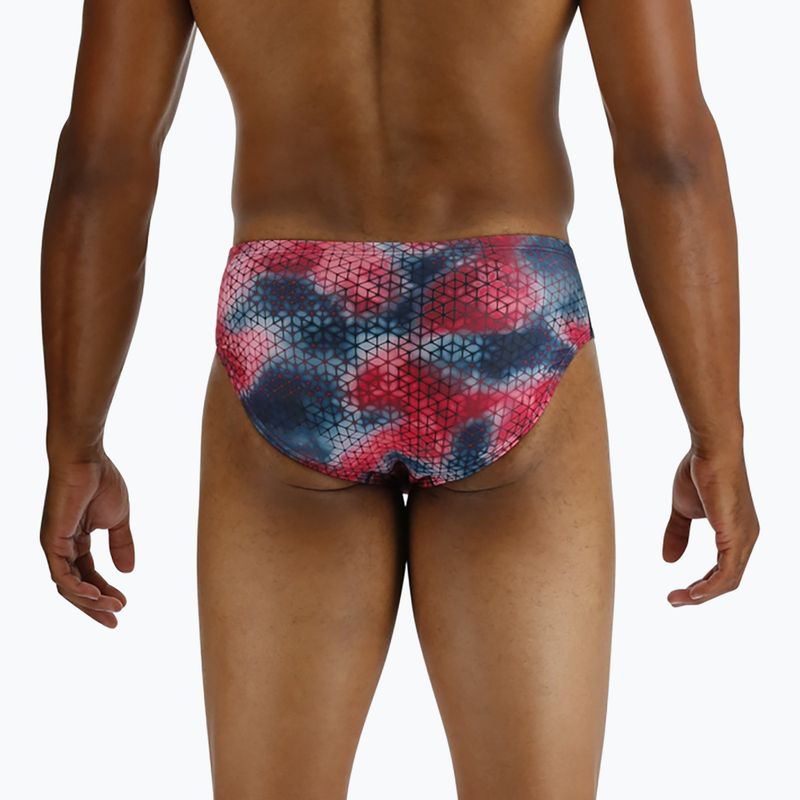 Slip da bagno TYR Starhex Racer uomo rosso/multi 5