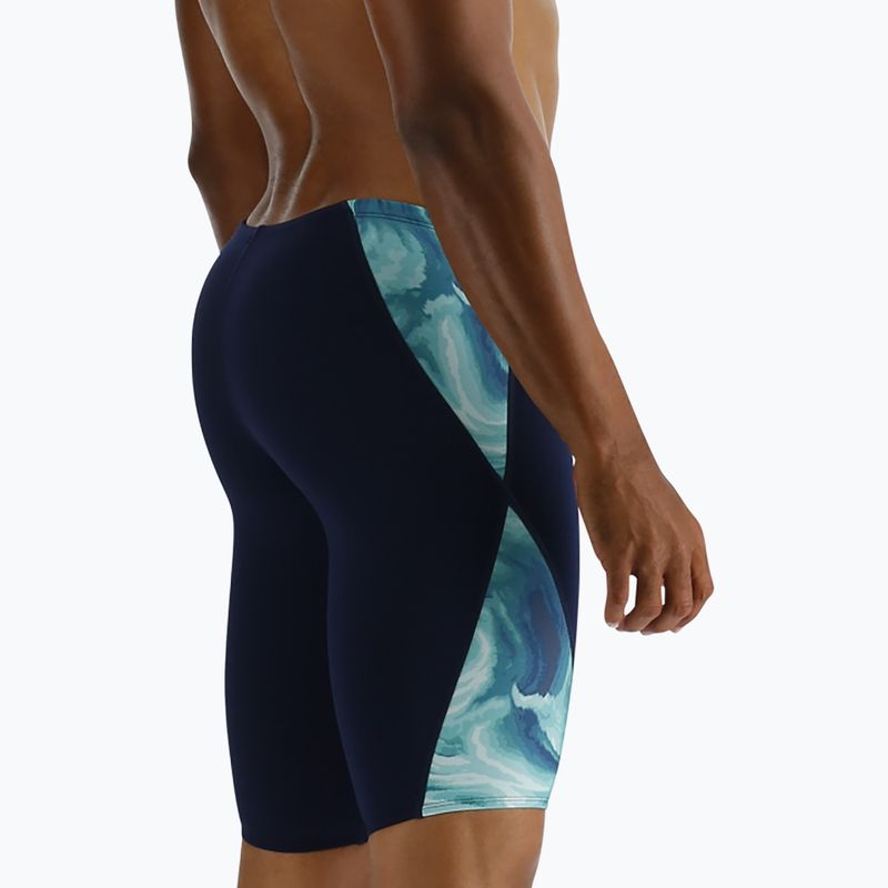 TYR Mezio Blade Swim Jammer Uomo verde acqua/multi 8