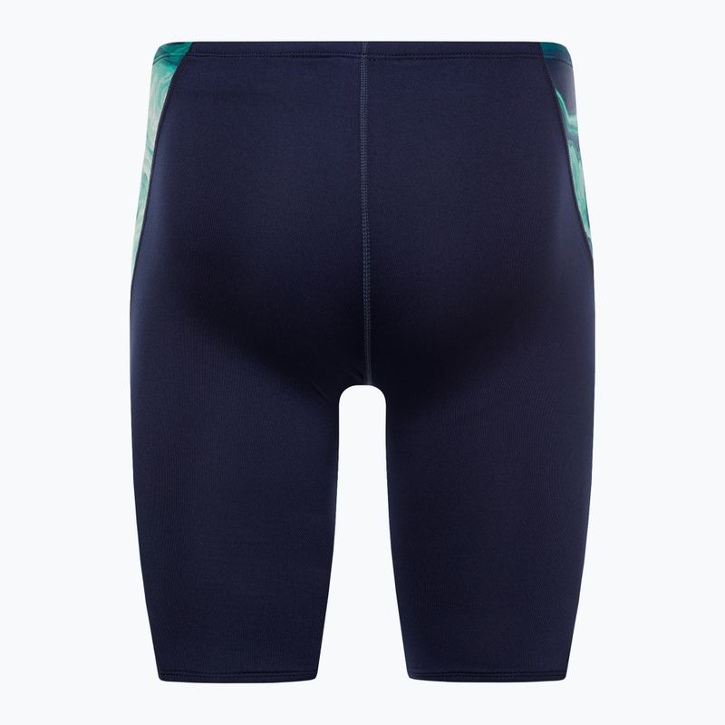 TYR Mezio Blade Swim Jammer Uomo verde acqua/multi 2