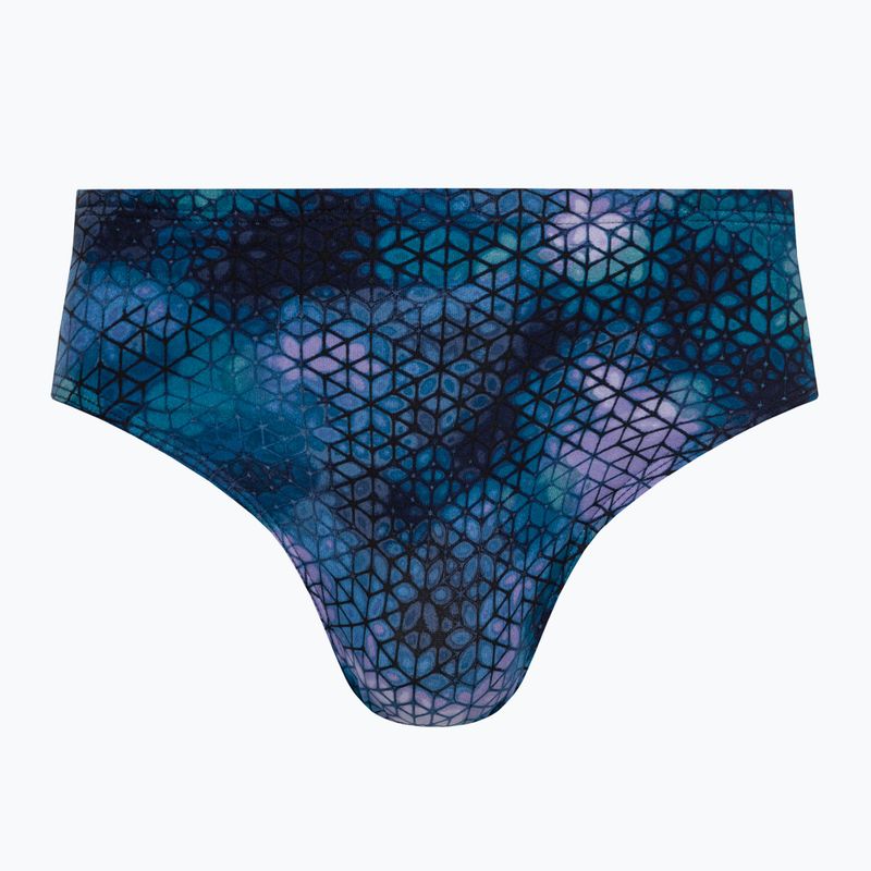 Slip da bagno TYR Starhex Racer blu ghiaccio da uomo 3