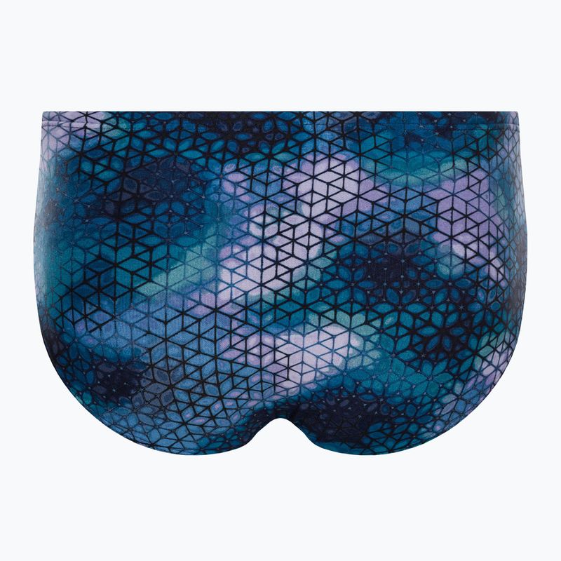 Slip da bagno TYR Starhex Racer blu ghiaccio da uomo 4