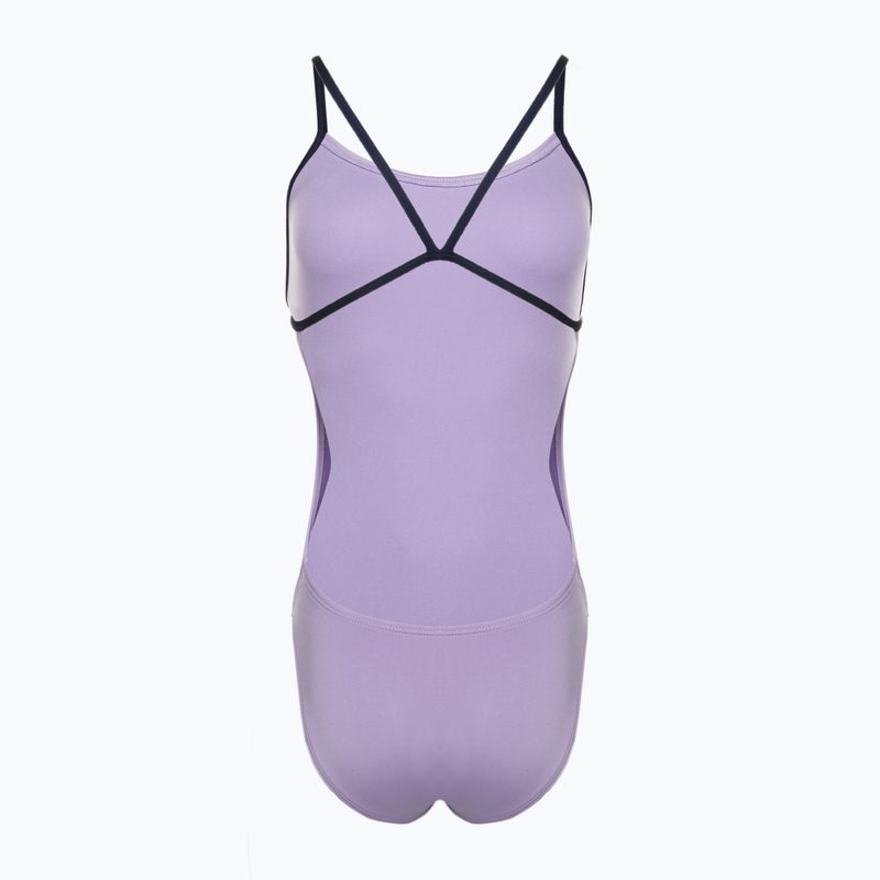 Costume intero da donna TYR Solid Cutoutfit lavanda 2
