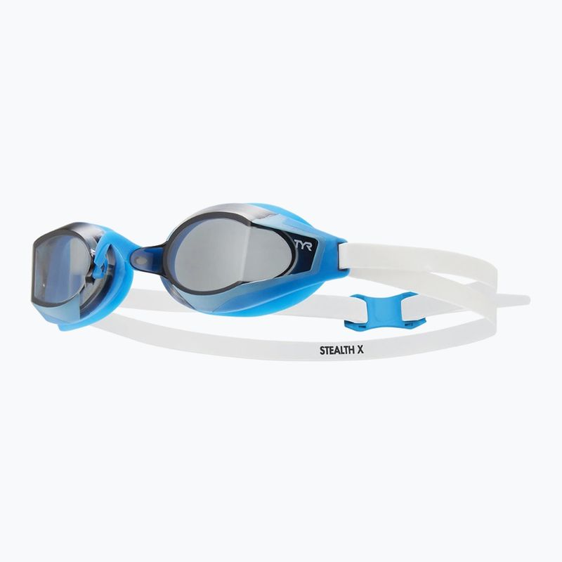 Occhiali da nuoto TYR Stealth-X Race fumo/bianco
