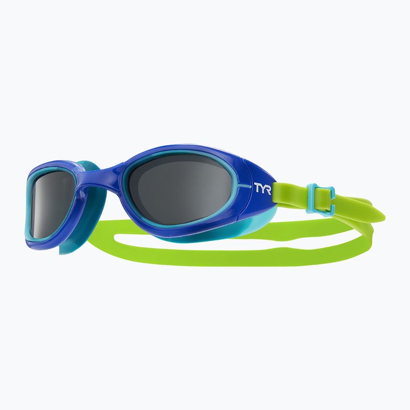 Occhiali da nuoto TYR Special Ops 2.0 Polarised Non-Mirrored fumo/verde