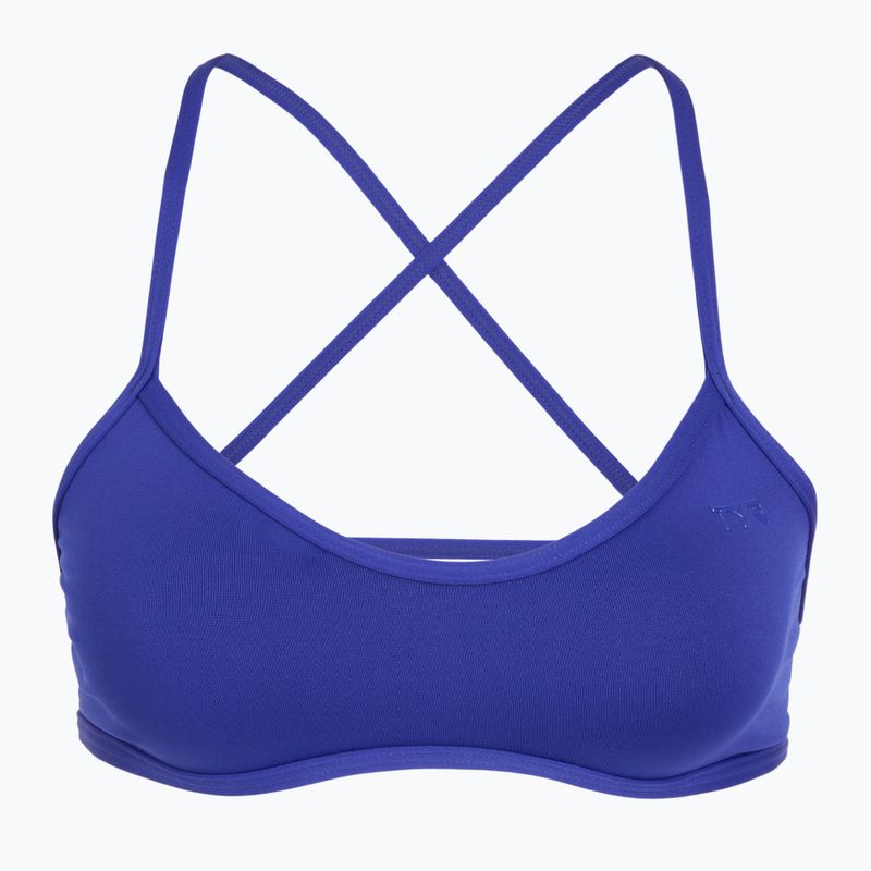 TYR Durafast Elite Solid Trinity top costume da bagno royal