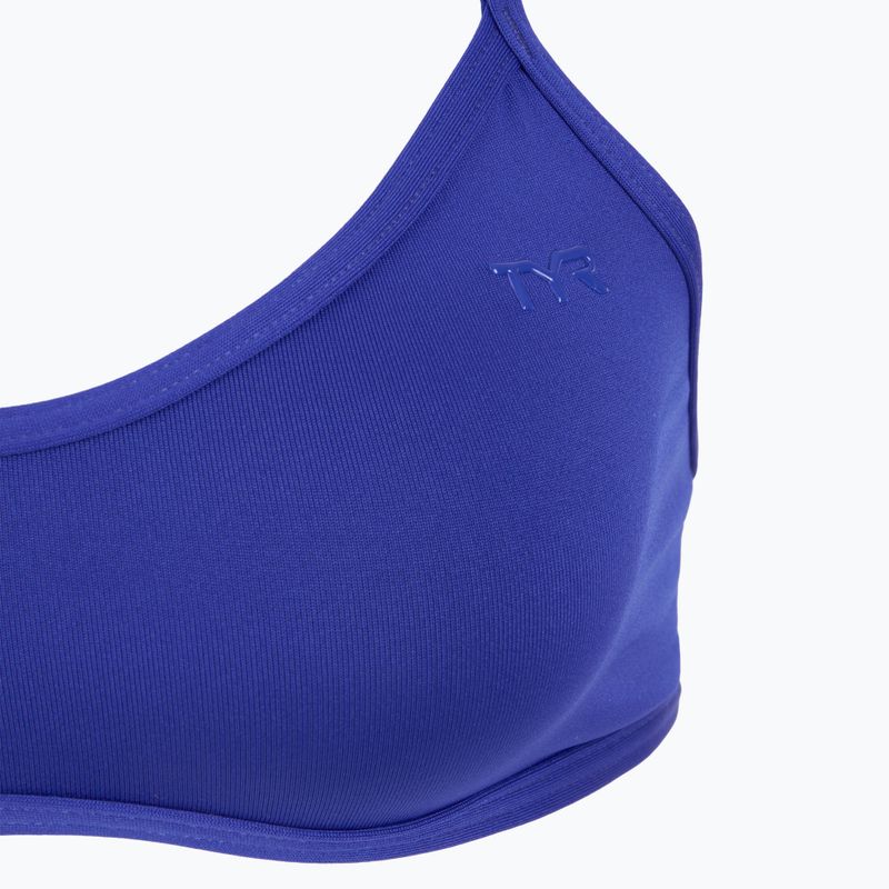 TYR Durafast Elite Solid Trinity top costume da bagno royal 3