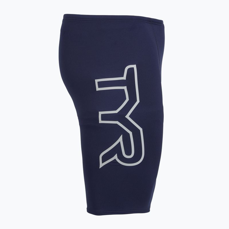 Jammer da nuoto uomo TYR Soild Large Logo Jammer navy 3