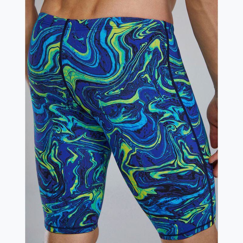 Jammer da uomo per nuoto TYR Thresher Jammer Hyperblitz blue/green 2