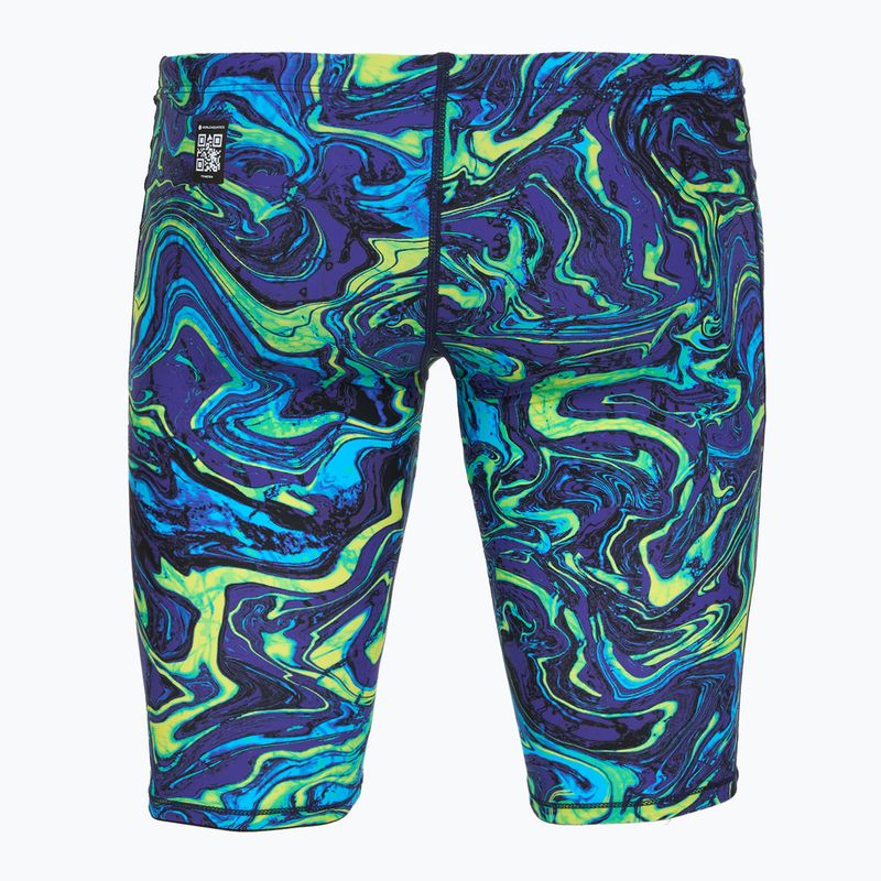 Jammer da uomo per nuoto TYR Thresher Jammer Hyperblitz blue/green 2