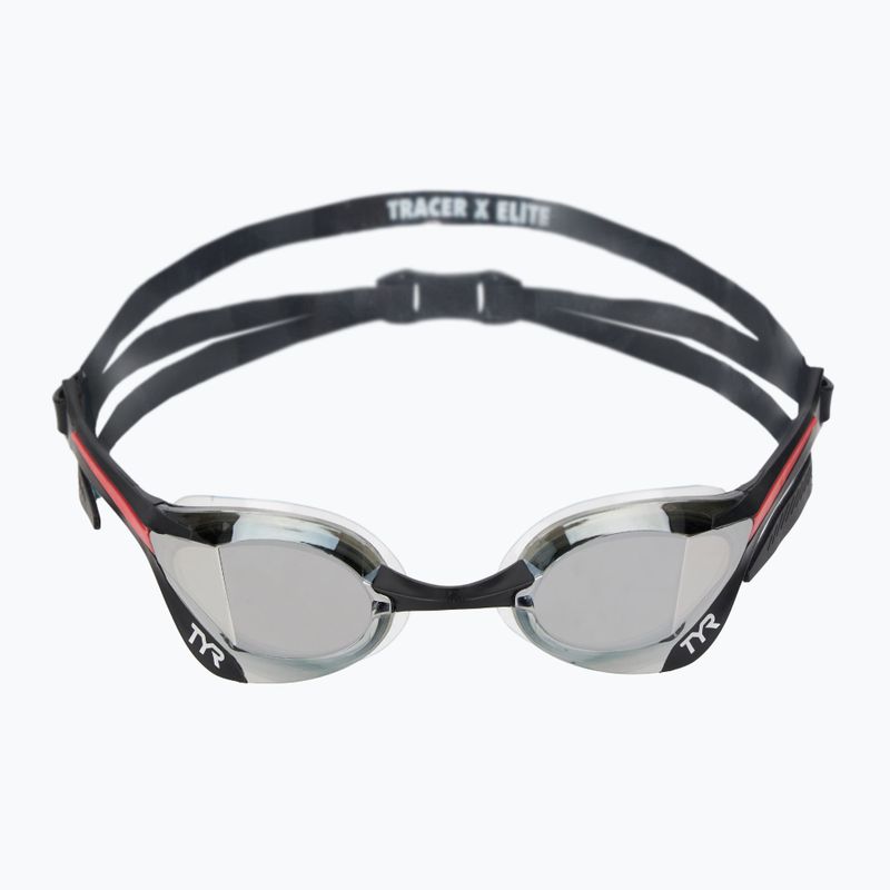 Occhialini da nuoto TYR Tracer-X Elite Mirrored argento/multi 2