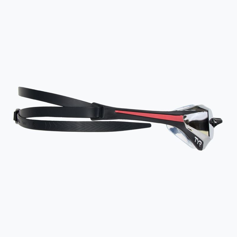 Occhialini da nuoto TYR Tracer-X Elite Mirrored argento/multi 3