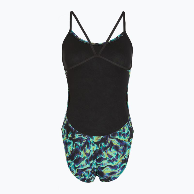 Costume intero donna TYR Durafast Elite Energy Cutoutfit verde 2