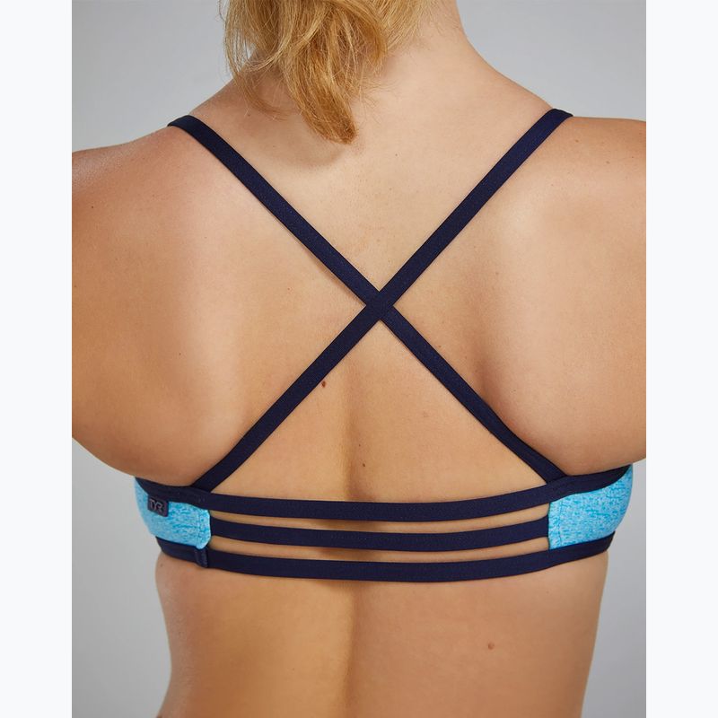 TYR Lapped Trinity top costume da bagno azzurro/aqua 9