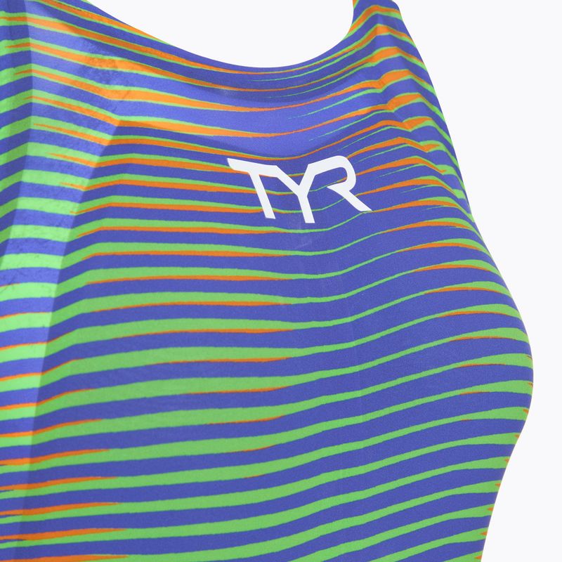 Costume da bagno intero da donna TYR Avictor Luminins Closed Back elec lime 3