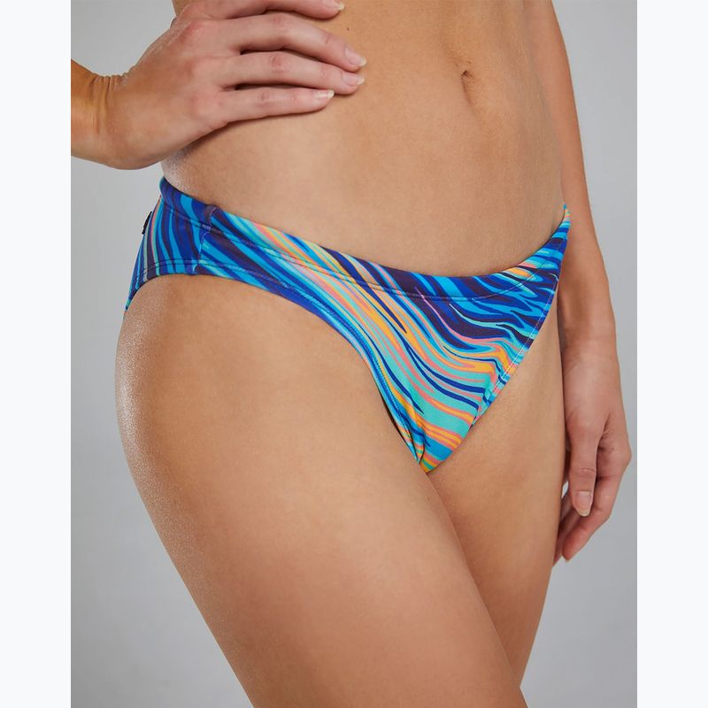 TYR Riptidal Classic slip bikini a copertura totale verde acqua/arancio 6