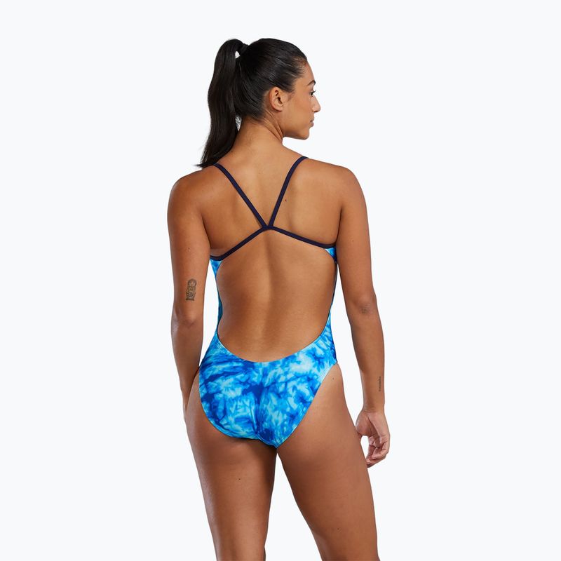 TYR Durafast Elite Azultec Cutoutfit costume intero da donna blu oceano 2