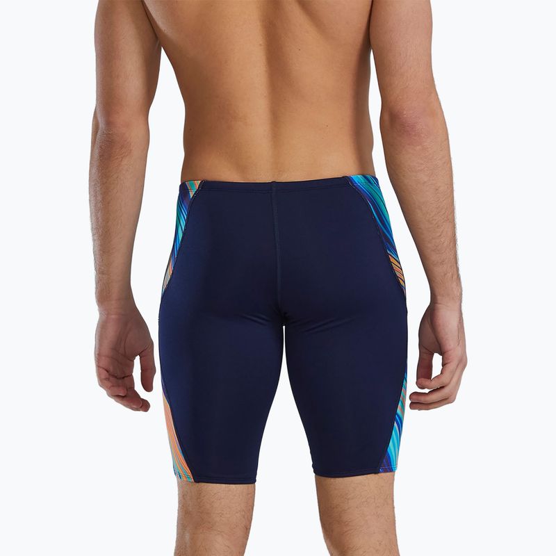 Maschile TYR Durafast Elite Riptidal Jammer verde acqua/arancio 6