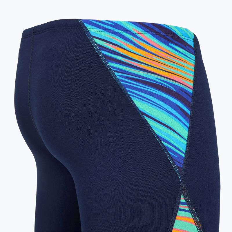 Maschile TYR Durafast Elite Riptidal Jammer verde acqua/arancio 4