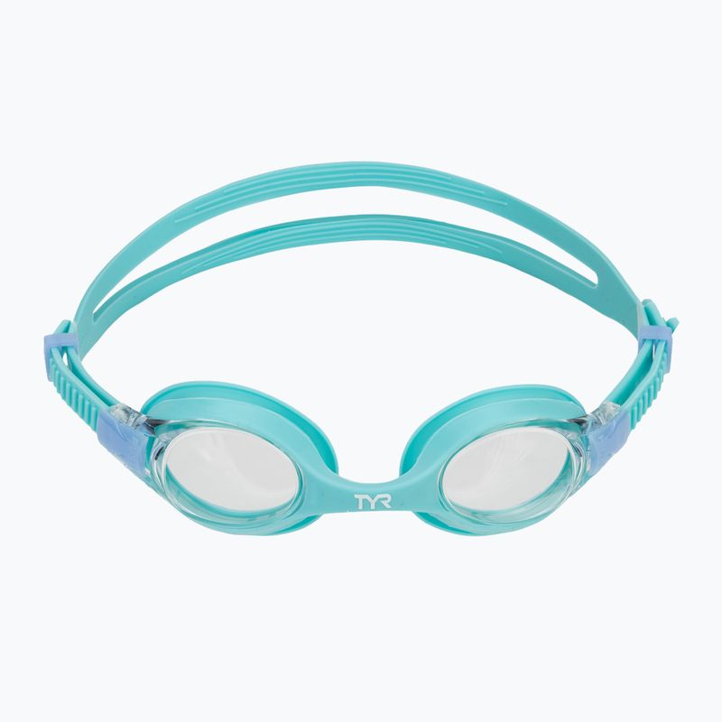 Occhialini da nuoto TYR per bambini Swimple blu / nero / nero 2