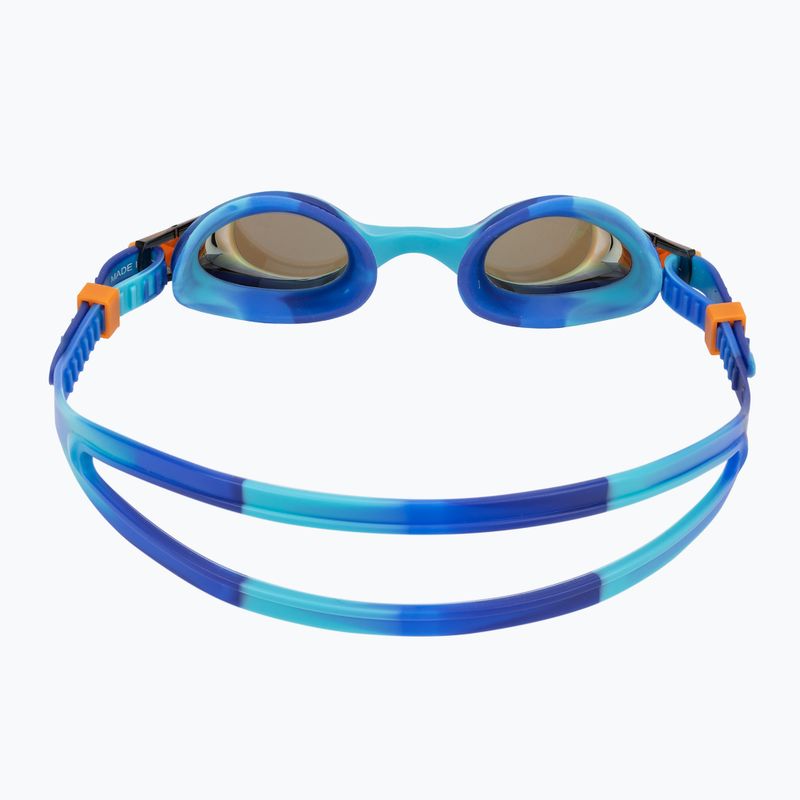 Occhialini da nuoto per bambini TYR Swimple Tie Dye Mirrored blu / multi 4