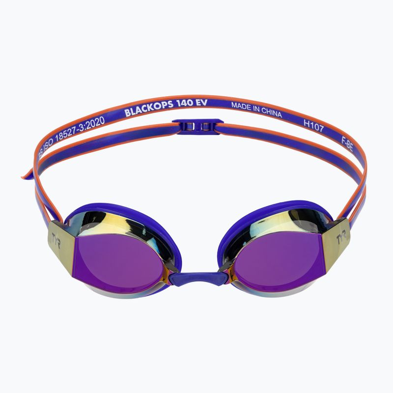 Occhialini da nuoto TYR Blackops 140 Ev Racing Specchiati royal/multi 2