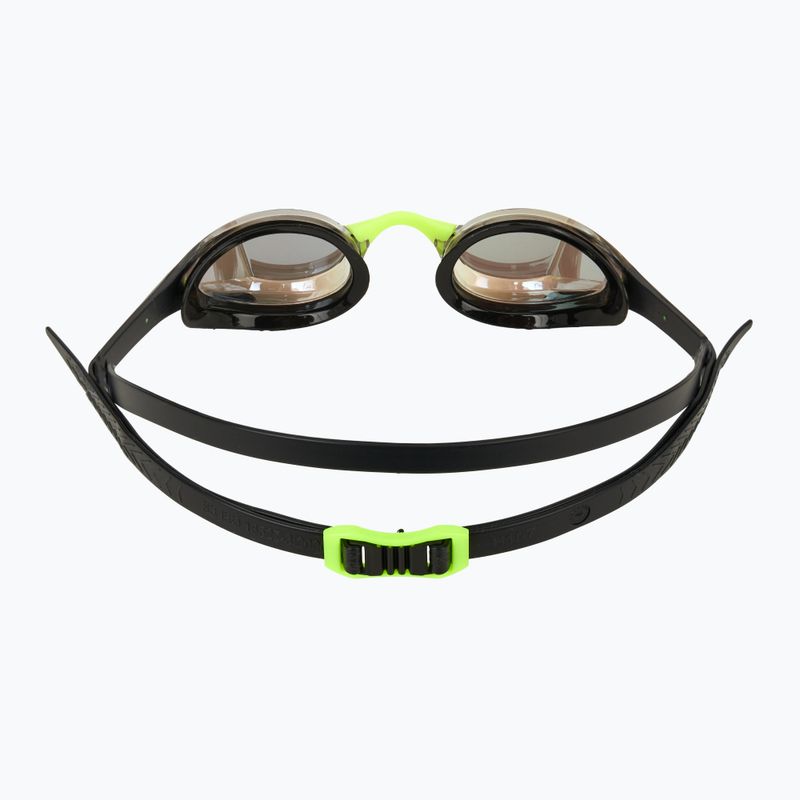 Occhiali da nuoto TYR Tracer-X Elite Racing Mirrored nero/lime 4