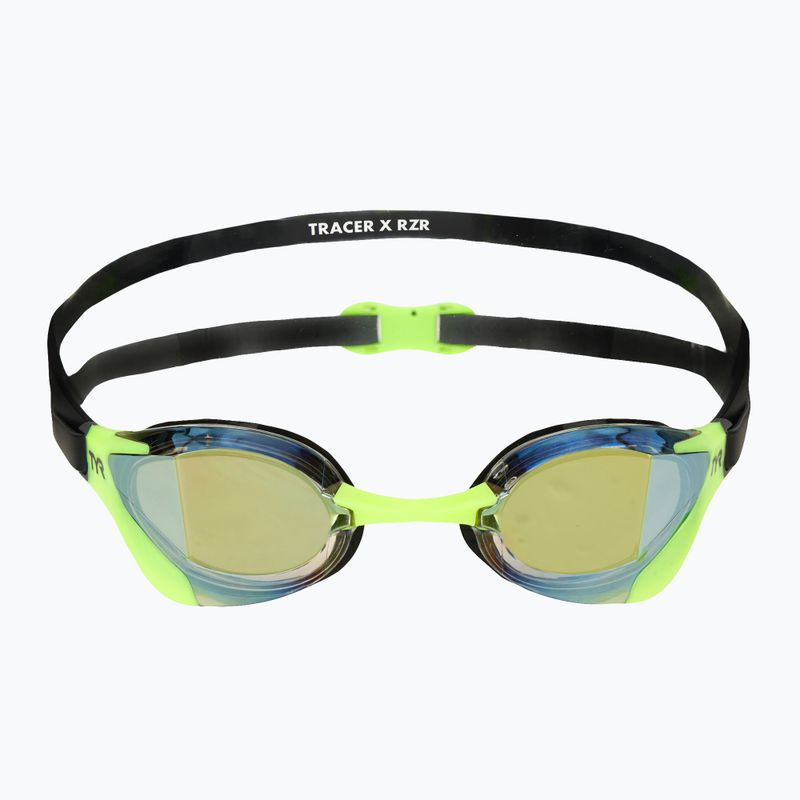 Occhiali da nuoto TYR Tracer-X RZR Mirrored limelight 2