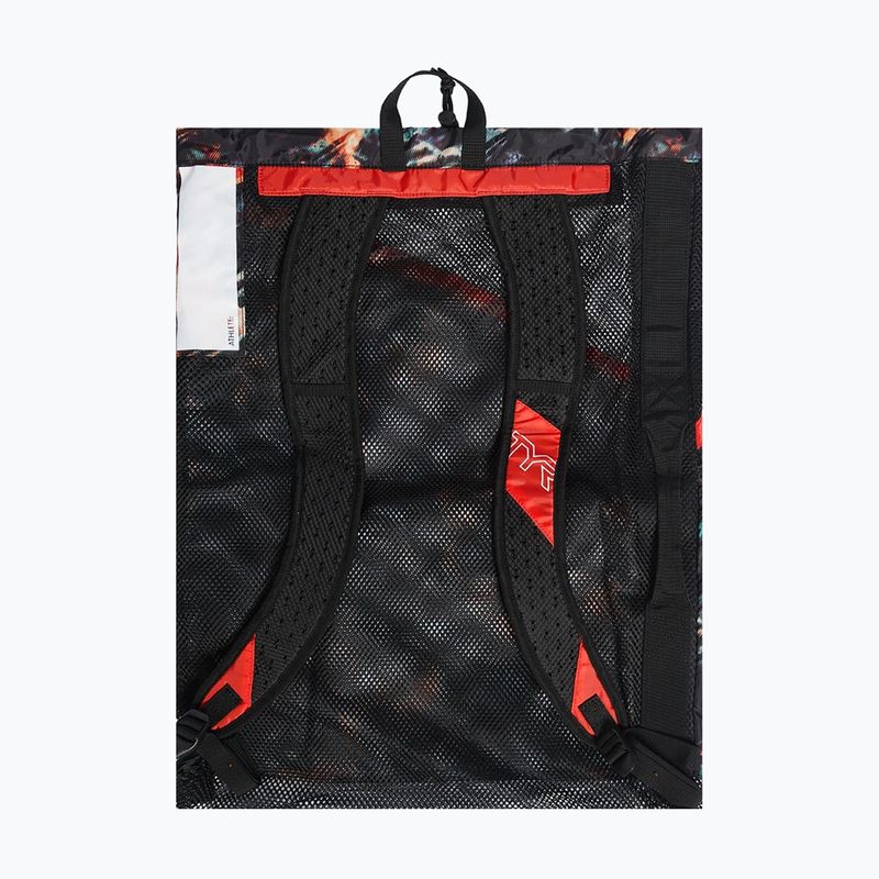 Borsa da nuoto TYR Elite Team Mesh 40 l arancio / acqua / nero 2