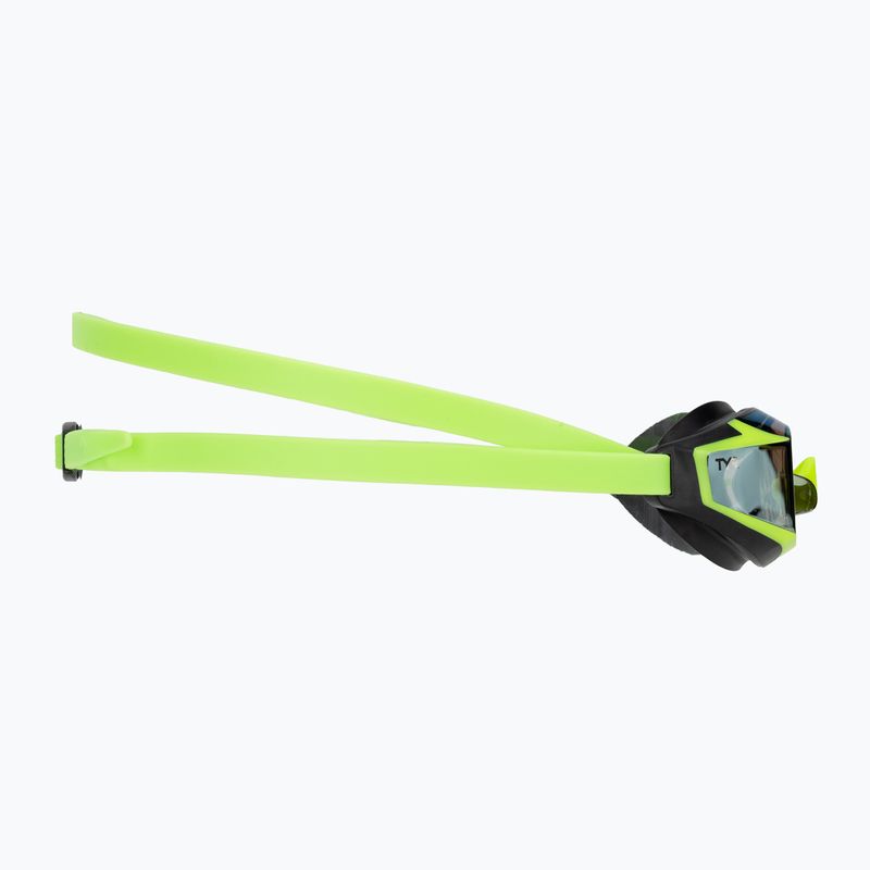 Occhiali da nuoto TYR Stealth-X Performance Mirrored electro lime 3